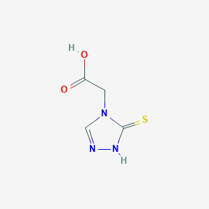 2-(5-thioxo-1H-1,2,4-triazol-4(5H)-yl)acetic acid