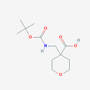 4-(((tert-Butoxycarbonyl)amino)methyl)tetrahydro-2H-pyran-4-carboxylic acid