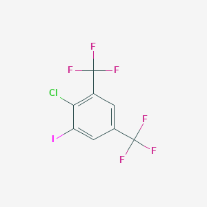 molecular formula C8H2ClF6I B12851071 3,5-Bis(trifluoromethyl)-2-chloroiodobenzene 