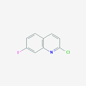 molecular formula C9H5ClIN B12851076 2-Chloro-7-iodoquinoline 