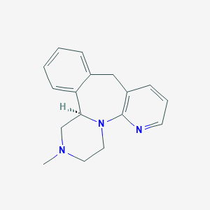 molecular formula C17H19N3 B128511 (-)-Mirtazapine CAS No. 61364-37-2