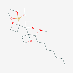 molecular formula C21H40O7Si B12851118 Methoxytriethyleneoxyundecyltrimethoxysilane 