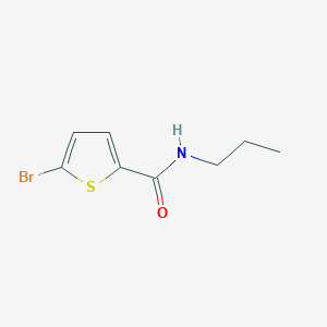 molecular formula C8H10BrNOS B1285122 5-bromo-N-propylthiophene-2-carboxamide CAS No. 908494-85-9