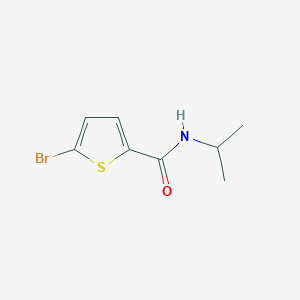 molecular formula C8H10BrNOS B1285123 5-bromo-N-isopropylthiophene-2-carboxamide CAS No. 908494-87-1