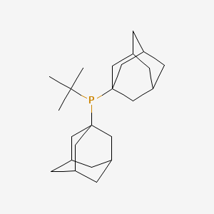 molecular formula C24H39P B12851262 Di(adamantan-1-yl)(tert-butyl)phosphine 