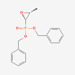 molecular formula C17H19O4P B12851341 dibenzyl ((2S,3R)-3-methyloxiran-2-yl)phosphonate 