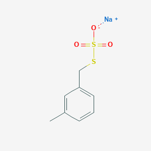 molecular formula C8H9NaO3S2 B12851349 Sodium S-(3-methylbenzyl) sulfurothioate 