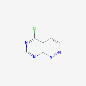 molecular formula C6H3ClN4 B12851387 5-Chloropyrimido[4,5-c]pyridazine 