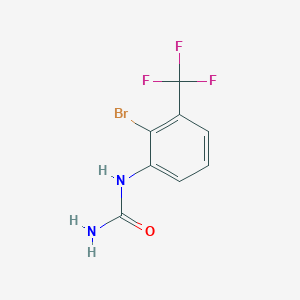 molecular formula C8H6BrF3N2O B12851409 2-Bromo-3-(trifluoromethyl)phenylurea 