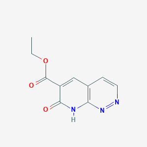 molecular formula C10H9N3O3 B12851479 Ethyl 7-oxo-7,8-dihydropyrido[2,3-c]pyridazine-6-carboxylate 