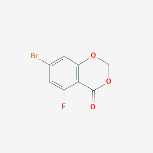 molecular formula C8H4BrFO3 B12851571 7-Bromo-5-fluoro-4H-benzo[d][1,3]dioxin-4-one 