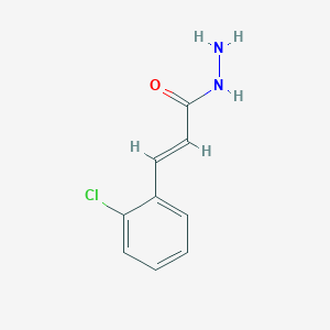 molecular formula C9H9ClN2O B12851607 (E)-3-(2-chlorophenyl)prop-2-enehydrazide 