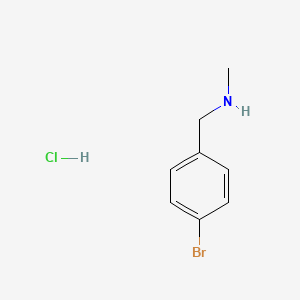 molecular formula C8H11BrClN B1285174 N-Methyl-4-bromobenzylamine hydrochloride CAS No. 874-73-7
