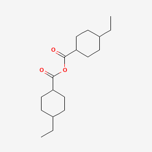 molecular formula C18H30O3 B12851767 4-Ethyl-1-cyclohexanecarboxylic anhydride 
