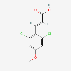 molecular formula C10H8Cl2O3 B12851784 2,6-Dichloro-4-methoxycinnamic acid 