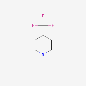molecular formula C7H12F3N B12851821 N-Methyl-4-trifluoromethylpiperidine CAS No. 1389313-54-5
