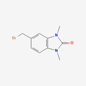molecular formula C10H11BrN2O B12851827 5-(Bromomethyl)-1,3-dimethyl-1,3-dihydro-2H-benzo[d]imidazol-2-one 