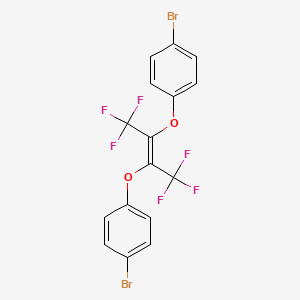 molecular formula C16H8Br2F6O2 B12851886 1,1,1,4,4,4-Hexafluoro-2,3-bis(4-bromophenoxy)-2-butene 