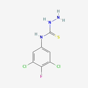 molecular formula C7H6Cl2FN3S B12851908 4-(3,5-Dichloro-4-fluorophenyl)thiosemicarbazide 