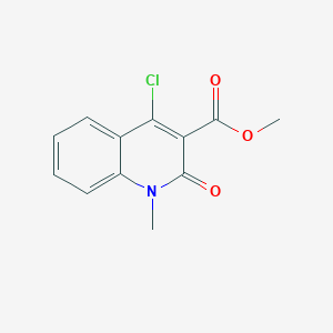 molecular formula C12H10ClNO3 B12851951 Methyl 4-chloro-1-methyl-2-oxo-1,2-dihydroquinoline-3-carboxylate CAS No. 84088-51-7