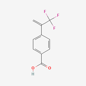 molecular formula C10H7F3O2 B12851965 4-[1-(Trifluoromethyl)vinyl]benzoic acid CAS No. 893738-41-5