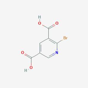 molecular formula C7H4BrNO4 B12851999 2-Bromopyridine-3,5-dicarboxylic acid 