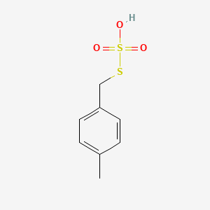 molecular formula C8H10O3S2 B12852040 S-(4-Methylbenzyl) O-hydrogen sulfurothioate 