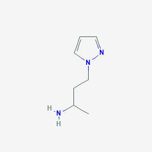 4-(1H-pyrazol-1-yl)butan-2-amine