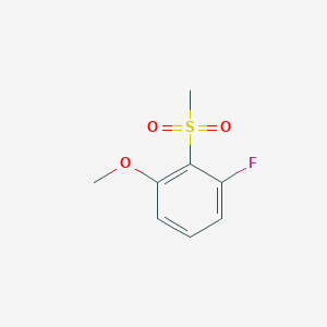 molecular formula C8H9FO3S B12852192 2-Fluoro-6-methoxyphenylmethylsulfone CAS No. 1208075-04-0