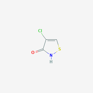 molecular formula C3H2ClNOS B12852215 4-Chloroisothiazol-3(2H)-one 