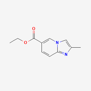 molecular formula C11H12N2O2 B12852247 Ethyl 2-methylimidazo[1,2-a]pyridine-6-carboxylate 