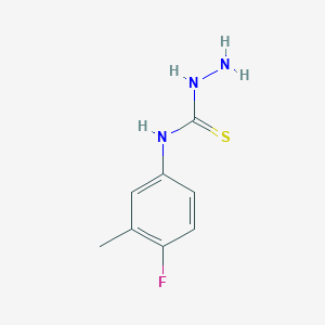 molecular formula C8H10FN3S B12852293 4-(4-Fluoro-3-methylphenyl)thiosemicarbazide 