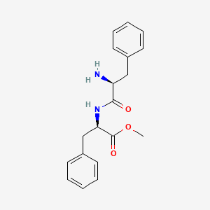 molecular formula C19H22N2O3 B12852310 Methyl L-phenylalanyl-D-phenylalaninate 