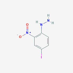 molecular formula C6H6IN3O2 B12852335 (4-Iodo-2-nitrophenyl)hydrazine 