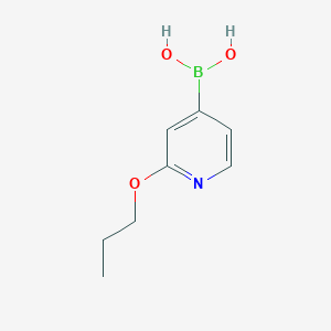 molecular formula C8H12BNO3 B12852372 (2-Propoxypyridin-4-yl)boronic acid 