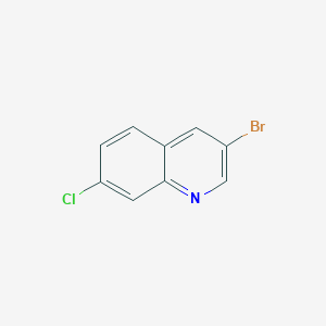 molecular formula C9H5BrClN B1285238 3-Bromo-7-chloroquinoline CAS No. 84973-05-7