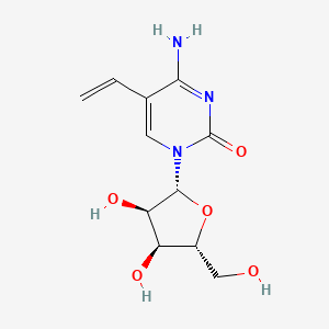 molecular formula C11H15N3O5 B12852386 5-Vinylcytidine 