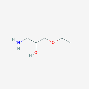 molecular formula C5H13NO2 B1285240 1-Amino-3-ethoxypropan-2-ol CAS No. 35152-18-2