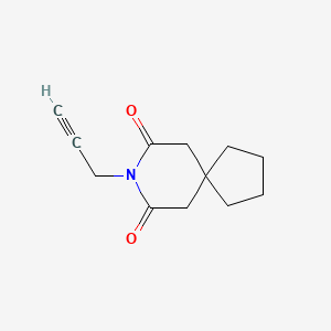 molecular formula C12H15NO2 B1285241 8-(Prop-2-ynyl)-8-azaspiro[4.5]decane-7,9-dione CAS No. 25032-23-9