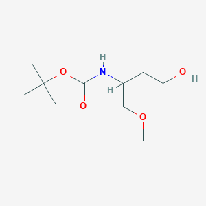 molecular formula C10H21NO4 B12852427 tert-Butyl (4-hydroxy-1-methoxybutan-2-yl)carbamate 