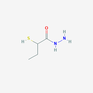 molecular formula C4H10N2OS B12852465 2-Mercaptobutanehydrazide 