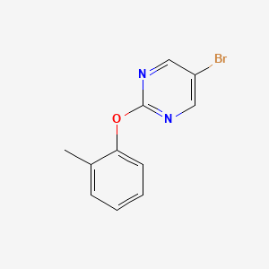 molecular formula C11H9BrN2O B1285248 5-Bromo-2-(o-tolyloxy)pyrimidine CAS No. 73267-74-0