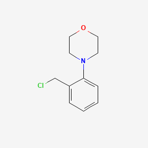 B1285253 4-[2-(Chloromethyl)phenyl]morpholine CAS No. 110405-99-7