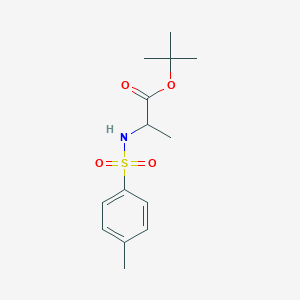 molecular formula C14H21NO4S B12852584 tert-Butyl tosyl-DL-alaninate CAS No. 69320-91-8