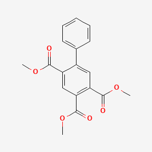 molecular formula C18H16O6 B12852688 Trimethyl [1,1'-biphenyl]-2,4,5-tricarboxylate 