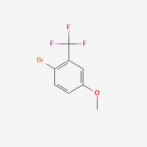 molecular formula C8H6BrF3O B1285271 3-Trifluoromethyl-4-bromoanisole CAS No. 400-72-6