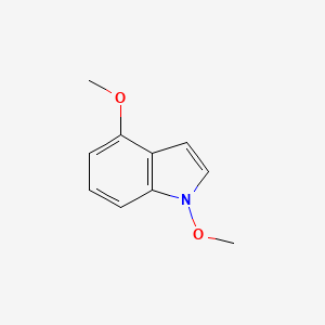 molecular formula C10H11NO2 B12852767 1,4-Dimethoxy-1H-indole 