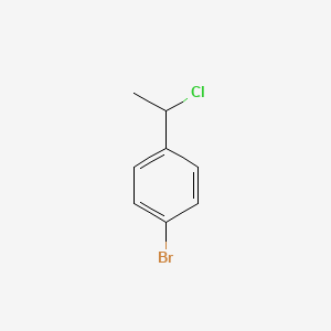 molecular formula C8H8BrCl B1285290 1-Bromo-4-(1-chloroethyl)benzene CAS No. 20488-10-2