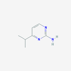 molecular formula C7H11N3 B1285298 4-异丙基嘧啶-2-胺 CAS No. 5782-70-7