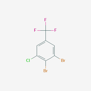 molecular formula C7H2Br2ClF3 B12852993 3-Chloro-4,5-dibromobenzotrifluoride 